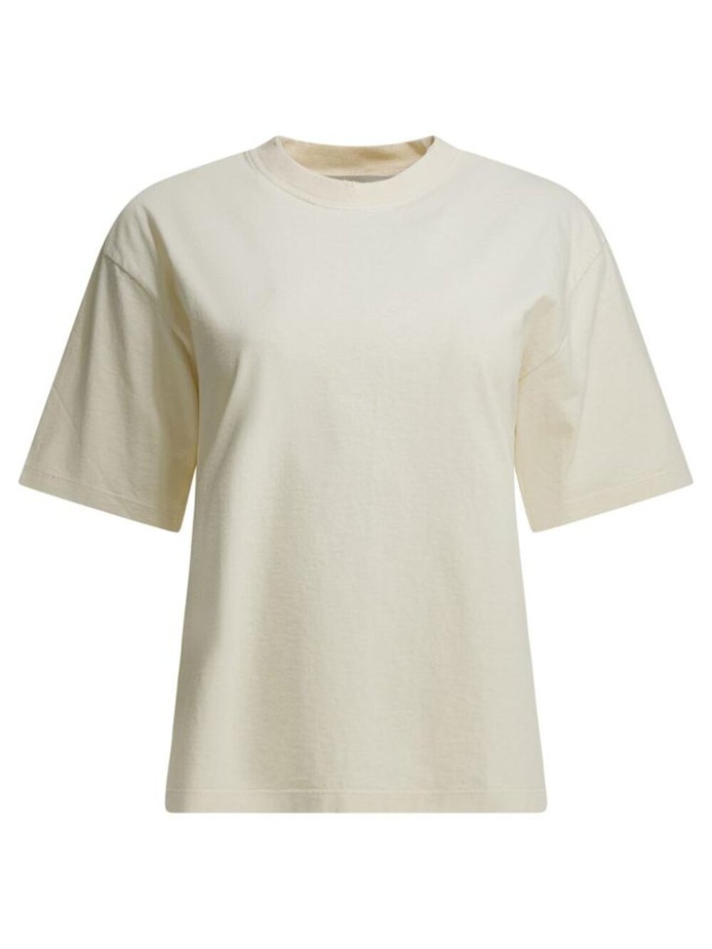 Golden Goose Crew Neck T-Shirt With Reverse Logo Tag Size S Women